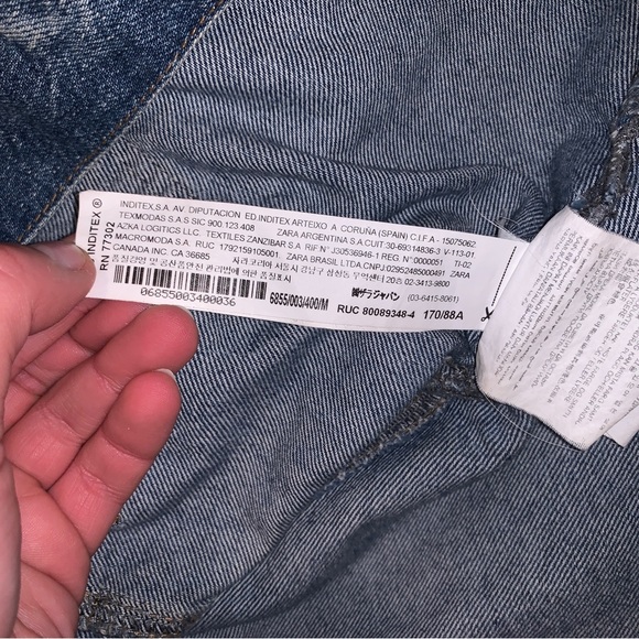 ZARA cropped denim jacket - Picture 7 of 7